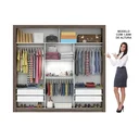 Ver imagem 5 de Guarda-Roupa Casal com Espelho 3 Portas de Correr Lara Espresso Móveis