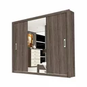 Ver imagem 3 de Guarda-Roupa Casal com Espelho 3 Portas de Correr Lara Espresso Móveis
