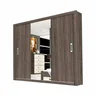 Guarda-Roupa Casal com Espelho 3 Portas de Correr Lara Espresso Móveis - 3