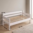Ver imagem 3 de Sofa Cama Solteiro Madeira Maciça Classico Resistente
