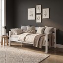 Ver imagem 1 de Sofa Cama Solteiro Madeira Maciça Classico Resistente