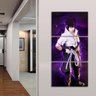 Quadro Sasuke Uchiha Para Quarto 120x60 em Tecido - 2