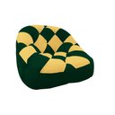 Ver imagem 2 de Kit 02 Poltrona Paloma Escritório Sala Pé Plástico Suede Verde e Suede Mostarda - Dominic Decor