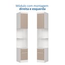 Ver imagem 5 de Módulo Mesa Cabeceira 2 Portas e 1 Gaveta Infinity