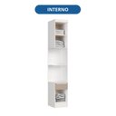 Ver imagem 6 de Módulo Mesa Cabeceira 2 Portas e 1 Gaveta Infinity Branco/Line/Duna