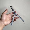 Ver imagem 7 de Knife Silver Butterfly Prata Borboleta Dobrável de Aço