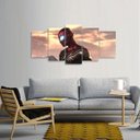Ver imagem 1 de Quadro Mosaico 5 Peças Spider Man decorativo Homem Aranha