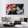 Quadro decorativo Naruto Time 7 Mosaico 3 Peças - 2
