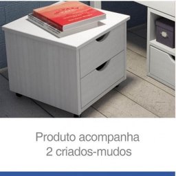 Cama Queen Multifuncional Madeira Maciça 6 Gavetas Charme  - 10