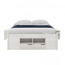 Ver imagem 5 de Cama Queen Multifuncional Madeira Maciça 6 Gavetas Charme 
