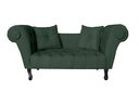 Ver imagem 1 de Recamier Decorativo Divã Dubai Suede Verde Pés Madeira Ms Decor