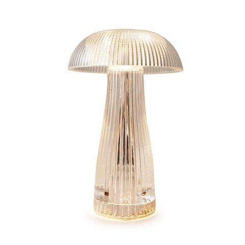 Luminaria de Mesa Cogumelo Usb Plastico 24,5x16x16cm