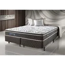 Ver imagem 1 de Base + Colchão ecoflex Super King Size 193x203x63cm com Molas Ensacadas Relax Adorabil Marrom