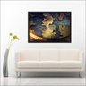Quadro Mapa Westeros Game Of Thrones Séries Com Moldura F07 - 1