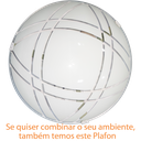 Ver imagem 3 de Arandela Moderna Solaris Calha Vidro Curvo Tema Cine 360