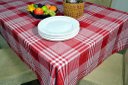 Ver imagem 1 de Toalha de Mesa Picnic - Vermelho Listras Arte & Tear Retangular - 3,00 m x 1,50 m