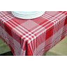 Toalha de Mesa Picnic - Vermelho Listras Arte & Tear Retangular - 3,00 m x 1,50 m - 2