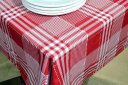 Ver imagem 2 de Toalha de Mesa Picnic - Vermelho Listras Arte & Tear Retangular - 3,00 m x 1,50 m