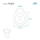Ver imagem 3 de Tampa de Vaso Polipropileno Angra Branco para Bacia Ideal Standard