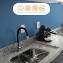 Ver imagem 5 de Adesivo Revestimento Vinilico Texturizado Casca Azul 5m