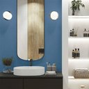 Ver imagem 3 de Adesivo Revestimento Vinilico Texturizado Casca Azul 5m