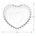 Ver imagem 3 de Kit 2 Xícaras Com Pires de Cristal Café Chá Coração 170ml