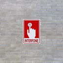 Ver imagem 3 de Combo 6 Placas De Sinalização Interfone 10x15 Acesso - S-235/4 F9e