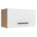 Ver imagem 1 de Armário Aéreo 60 Cm 1 Porta Basculante Rustic/branco