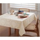 Ver imagem 1 de toalha de mesa tecido jacquard palha 1,40x1,50
