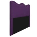 Ver imagem 1 de Cabeceira Casal Bari P02 140 cm para cama Box Suede - Doce Sonho Móveis CABECEIRA CASAL CABECEIRA ES