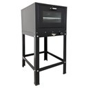 Ver imagem 1 de Forno a Gás Cefaz Linha Chef Preto 133 Litros com Cavalete