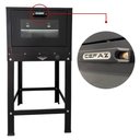 Ver imagem 7 de Forno a Gás Cefaz Linha Chef Preto 133 Litros com Cavalete
