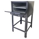 Ver imagem 3 de Forno a Gás Cefaz Linha Chef Preto 133 Litros com Cavalete