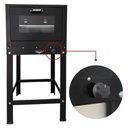 Ver imagem 6 de Forno a Gás Cefaz Linha Chef Preto 133 Litros com Cavalete