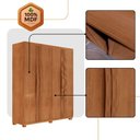 Ver imagem 5 de Guarda Roupa Solteiro Dunas 4 Portas e 2 Gavetas Mdf Moderna Naturalle