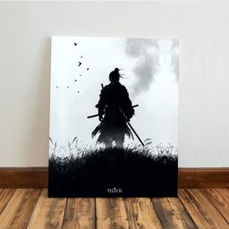 Kit 3 Quadro Decorativo Samurai Arte Japonesa Ninja Katana 28x20cm - 7