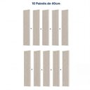 Ver imagem 5 de Painel Ripado para TV até 86 Polegadas 400x230cm Aruá CabeCasa MadeiraOriginals Off White