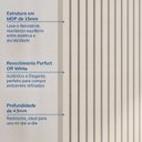 Ver imagem 4 de Painel Ripado para TV até 86 Polegadas Planejado 400x230cm Aruá CabeCasa MadeiraOriginals Off White