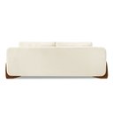 Ver imagem 5 de Sofá 3 Lugares 2,20m Linho Rústico Natural com Detalhes em Madeira - Jobim Lucadi Home