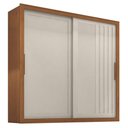 Ver imagem 2 de Guarda Roupa Casal Trianon 2 Portas com Cômoda Primordial Max 4 Gavetas Cinamomo Areia Fosco-