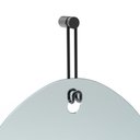 Ver imagem 3 de Espelho Decorativo Aramado Wire Stick Preto 50 cm Redondo