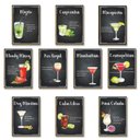 Ver imagem 1 de 10 Quadros MDF Decoração Drinks e Coquetéis 28,7x22 BE1