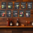 Ver imagem 4 de Kit 10 Placas Mdf Decoração Drinks e Coquetéis 28,7x22 Be1