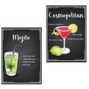 Ver imagem 5 de 10 Quadros MDF Decoração Drinks e Coquetéis 28,7x22 BE1