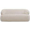 Ver imagem 2 de Sofá 2 Lugares Curvo Orgânico para Sala Living 150cm Barolo L06 Bouclê Bege - lyam decor Lyam Decor