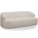 Ver imagem 1 de Sofá 2 Lugares Curvo Orgânico para Sala Living 150cm Barolo L06 Bouclê Bege - lyam decor Lyam Decor