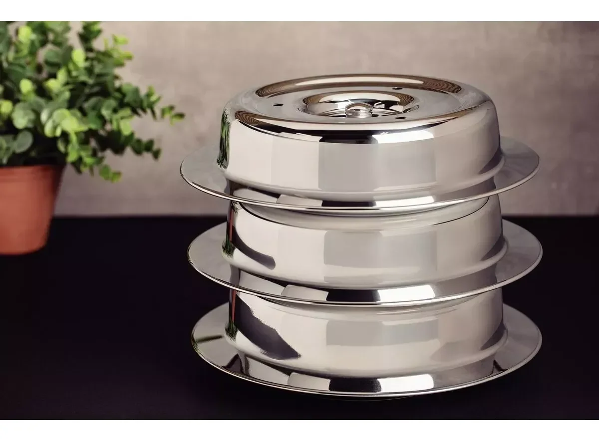 Ver imagem 3 de Cloche Tramontina Service em Aço Inox 28 Cm