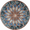Mandala Indiana Piso Mosaico Vitral Árabe 60cm - 1