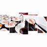 Quadro Sushi Comida Japonesa para Restaurantes Mosaico - 5