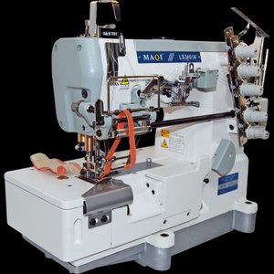 Máquina Galoneira, Bt, para Pregar Elástico+13 Itens+led 3 Agulhas, 5 Fios